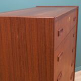 Commode en teck, design danois, années 1970, fabriquée au Danemark