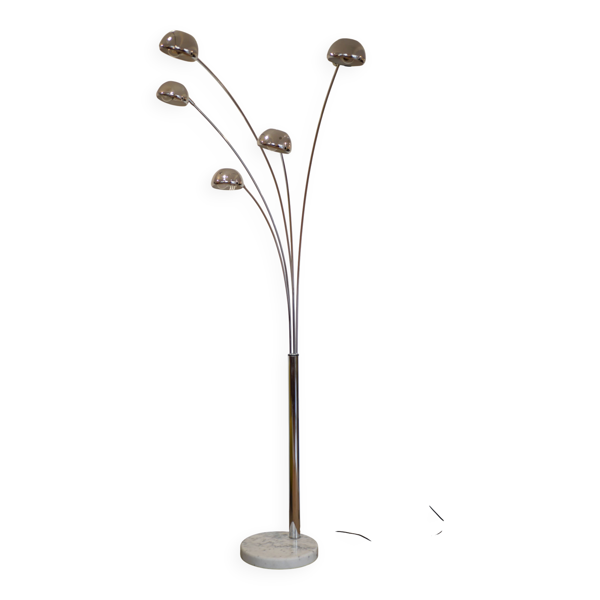 Lily of the valley floor lamp with 5 branches