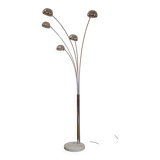 Lily of the valley floor lamp with 5 branches