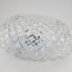 Ceiling lamp or wall lamp in cut glass and metal