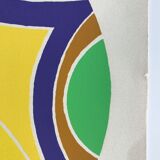 Original silkscreen signed and numbered by John Harrison LEVEE, Circle, 1975