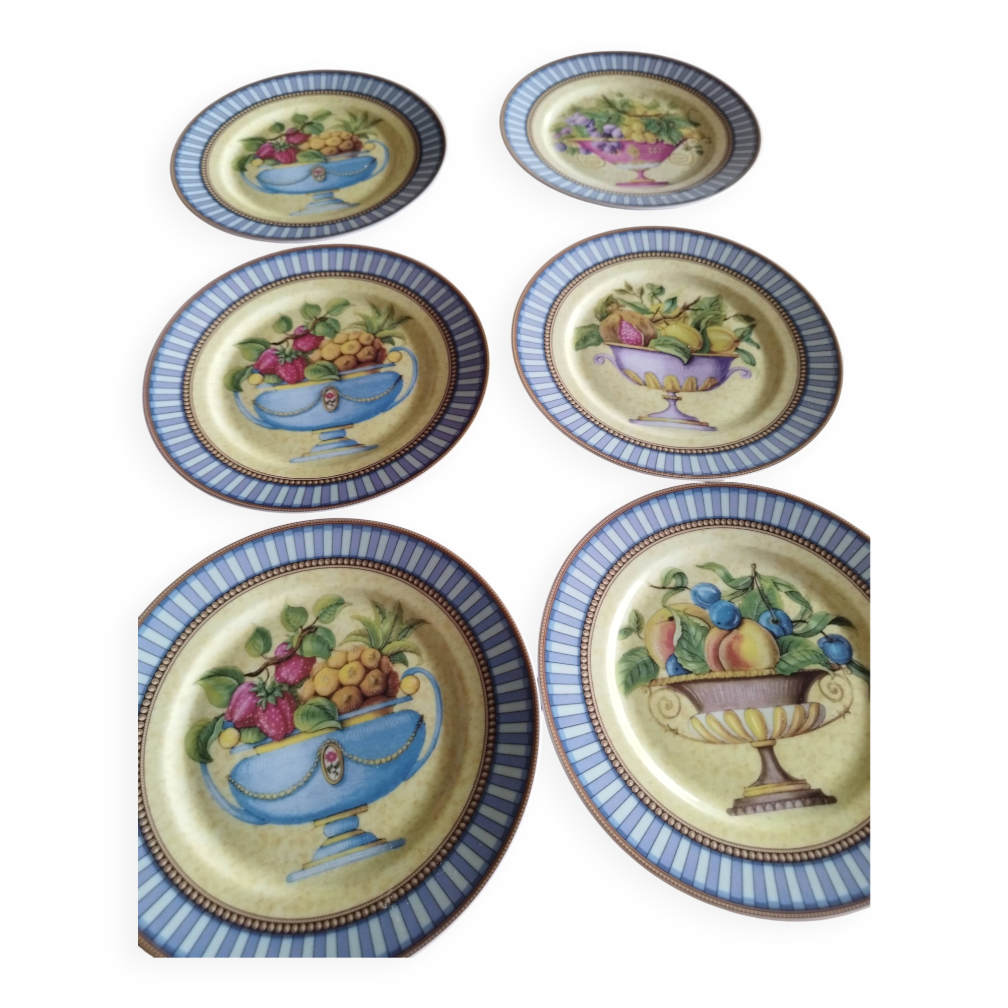 Box of 6 plates in its Scof box.