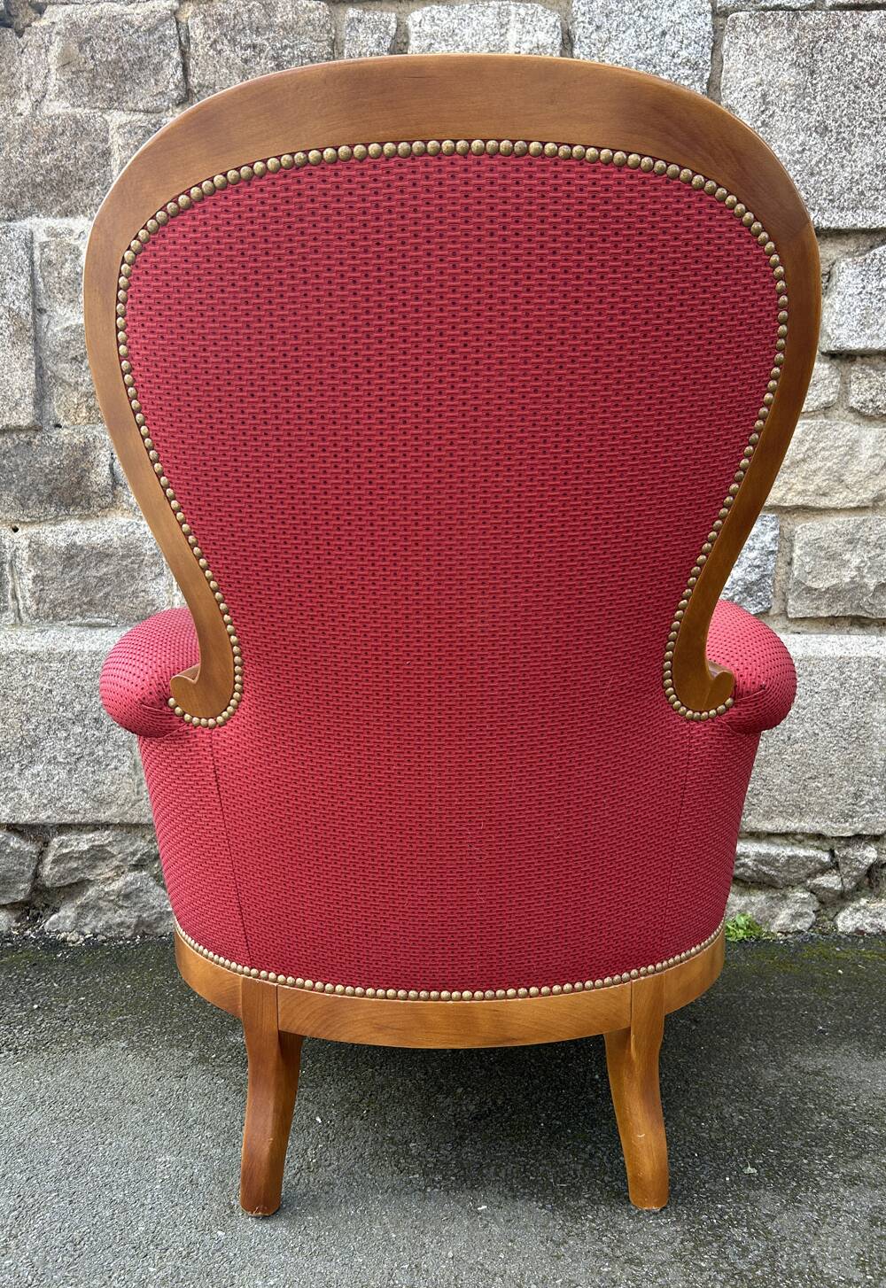 Pair of Louis Philippe style armchairs, vintage, 1960s