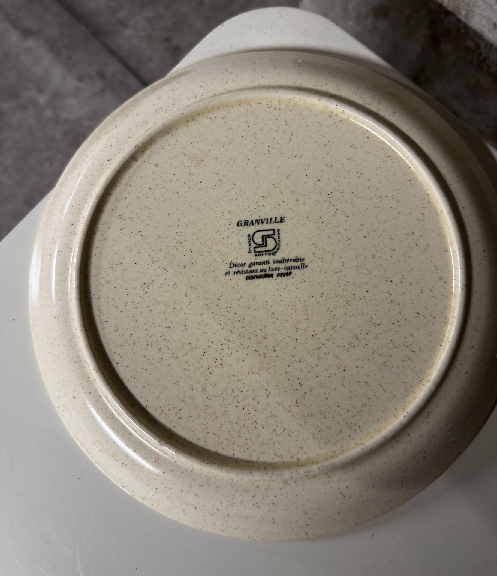 4 assiettes Sarreguemines