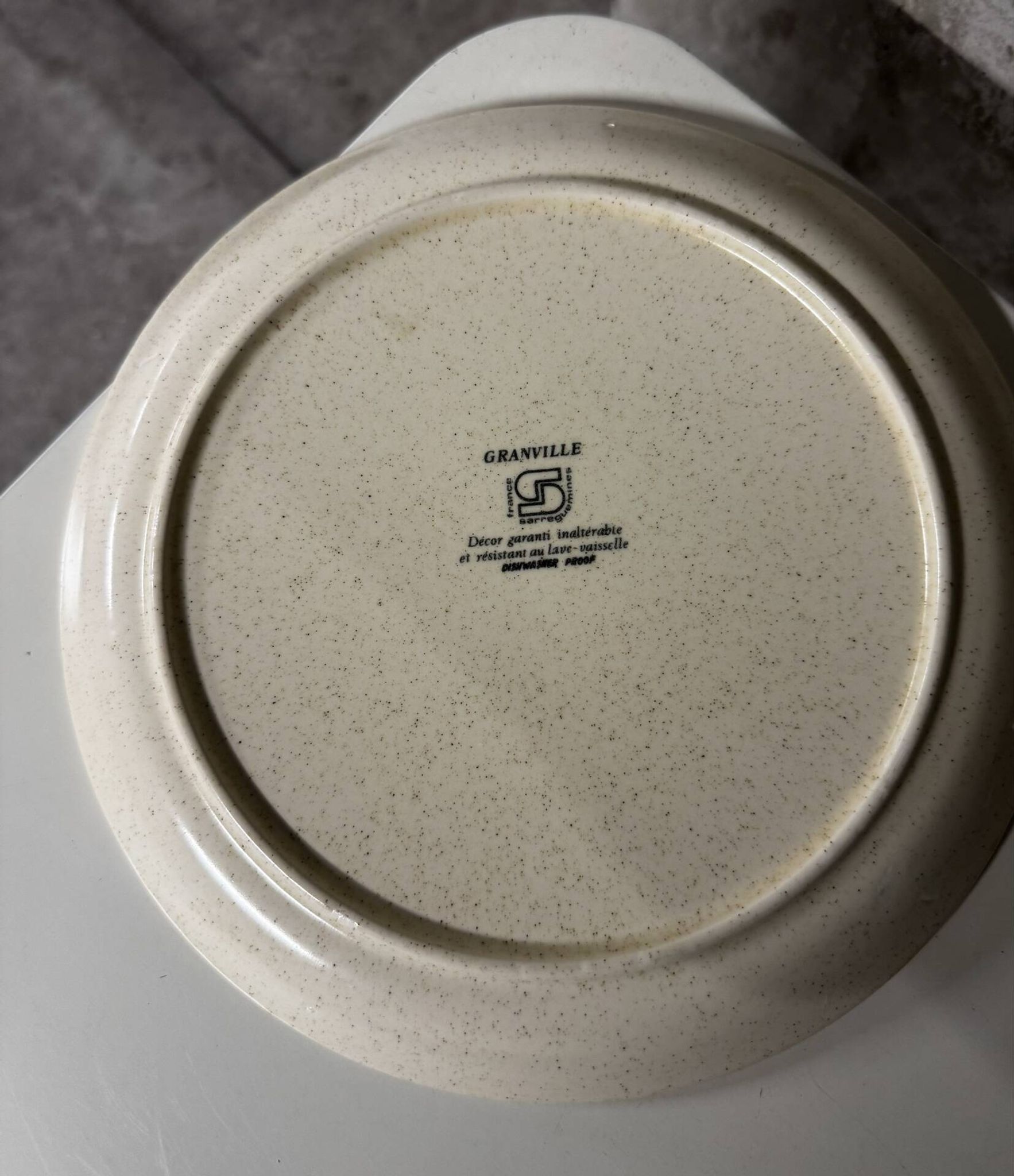 4 plates Sarreguemines