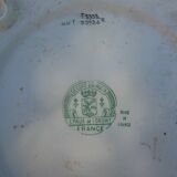 CLOISONNÉ DE LONGWY SOUS PLATE - RARE DÉCOR by LONGWY