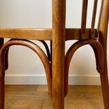 Bistro chair in light wood