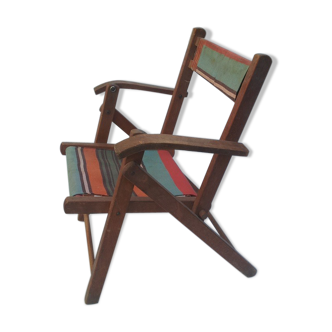Folding armchair for children