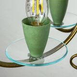 Vintage chandelier attributed to Pietro Chiesa for Fontana Arte, Italy, 1930s.