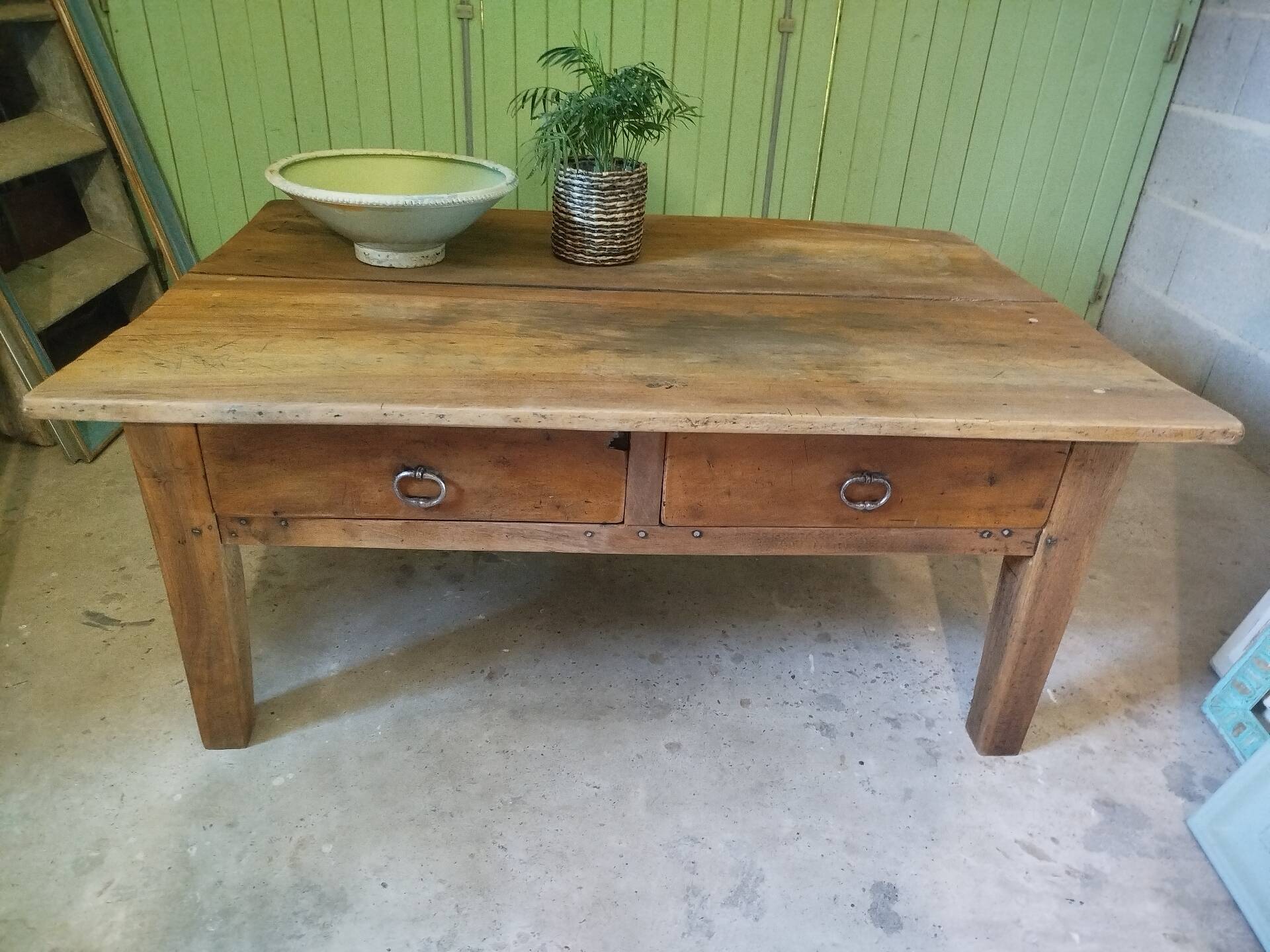Table basse de ferme ancienne