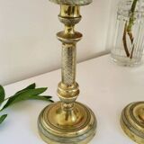 A pair of Gilt Bronze Candlesticks