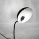Bauhaus Vintage Minimalist Desk Lamp in Black Metal by Gebrüder Cosack Gecos, Germany, 1940s