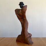 Anthropomorphic wooden lamp foot