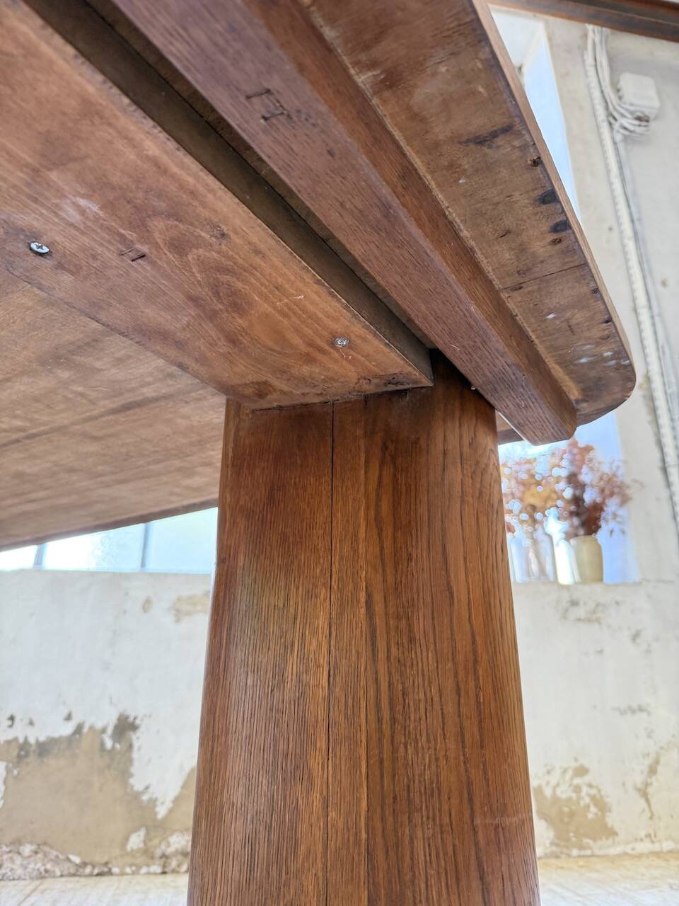 1950s oak reconstruction table