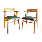 Pair armchairs 1960
