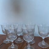 6 verres a pieds