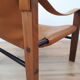 Paire de fauteuils style safari et ottoman "Chelsea", M. Burke pour Arkana, 1970s