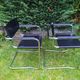 Set of 2 cantilever chairs in the style of Mart Stam.