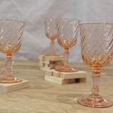 Set of 6 Luminarc Rosaline liqueur/port glasses