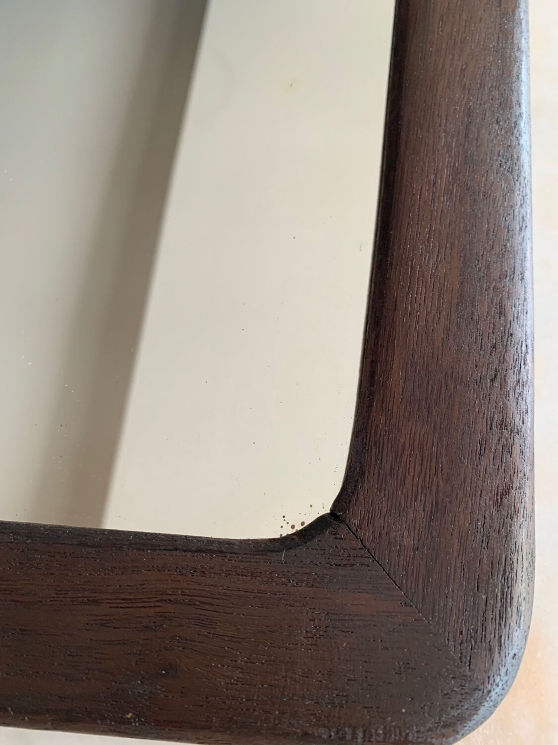 Mid-Century asymmetrical mirror