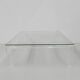 Vintage coffee table on perspex legs