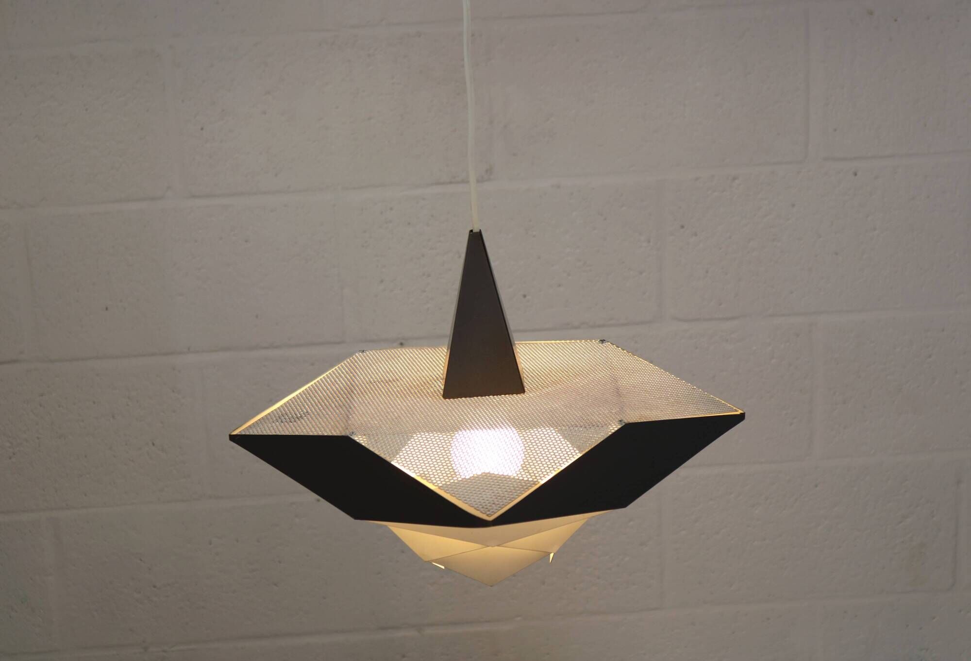 XL Mid-Century Modern Pendant Lamp: Preben Dahl Symfoni, Denmark 1960s