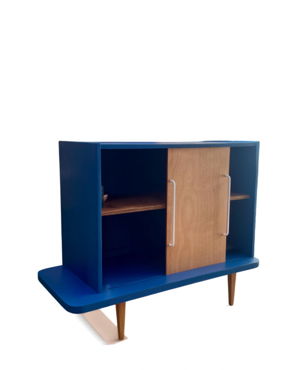 Buffet upcyclé à porte coulissante