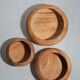 Bowl or monoxyl teak cut d:25.5