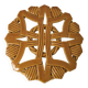 Vintage 1950s Barbotine Trivet