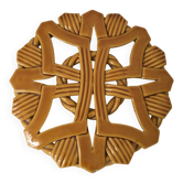 Vintage 1950s Barbotine Trivet