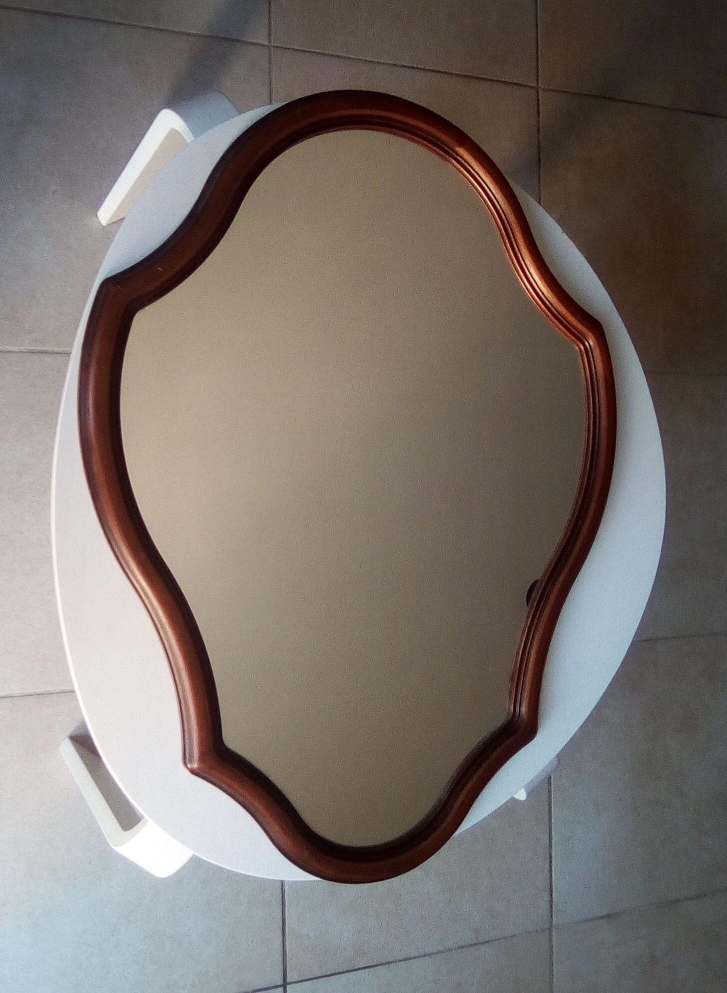 Vintage baroque-style mirror 75x55cm