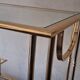 Hollywood Regency gilt brass bar cart drinks trolley, 1970s