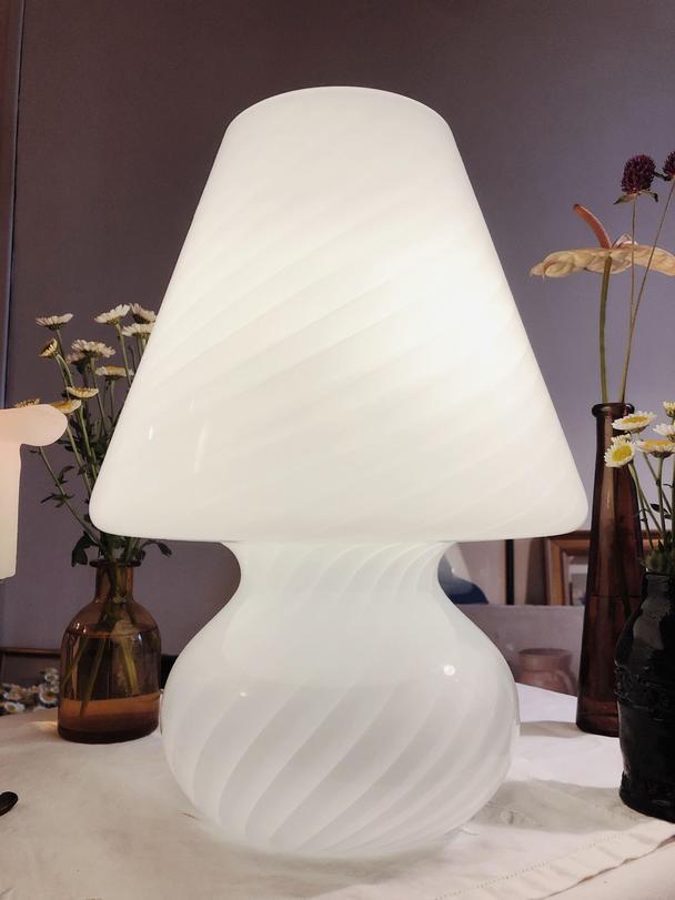 Murano mushroom lamp