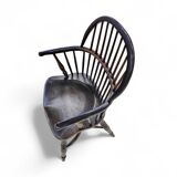 4 x Classic Georgian Bow and Stick Back Windsor Chair / Crinoline stretcher chairs