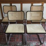 Pair of chairs Cesca B32 vintage designed by Marcel Breuer