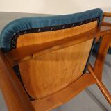 Set of Danish Beech Armchairs, 1960s