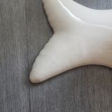 Plat en forme de poisson de la faïencerie Mbfa decor breton