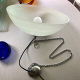 Molded glass pendant light
