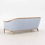 Vintage Scandinavian three-seater canapé in light blue – Bertil Fridhagen – 1960s
