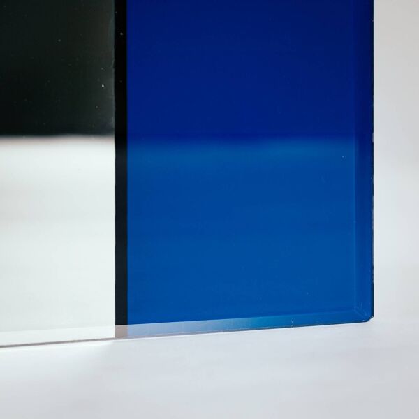 Miroir mural art De Stijl par Piet Mondrian par Rimadesio, Italie, années 1980.