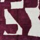 Pure Moroccan wool carpet in burgundy, size 200 x 300 cm.