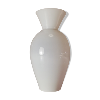 White opaline vase