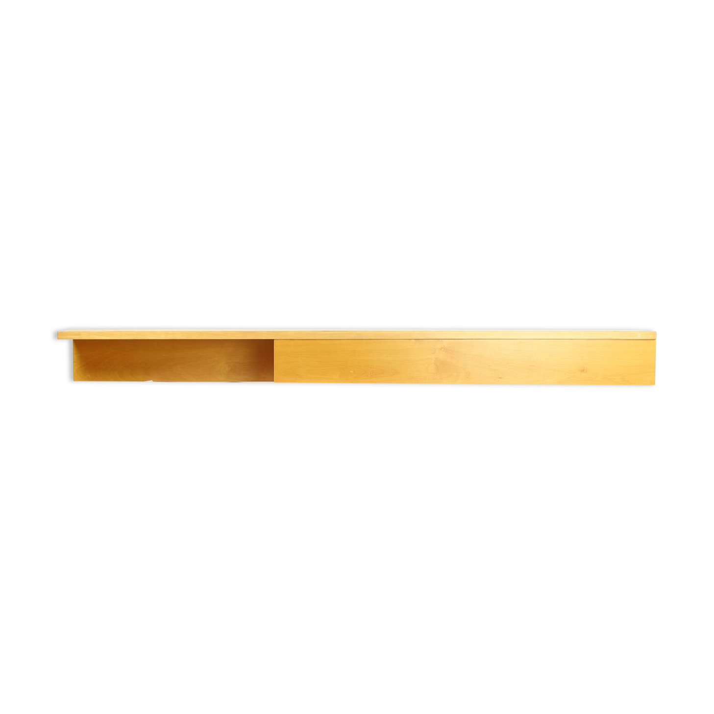 Floating Shelf In Birch By Up Zavody, Czechoslovakia 1986