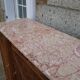 Art Deco sideboard in solid walnut and veneer – pink marble top