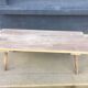 Bleached oak bench