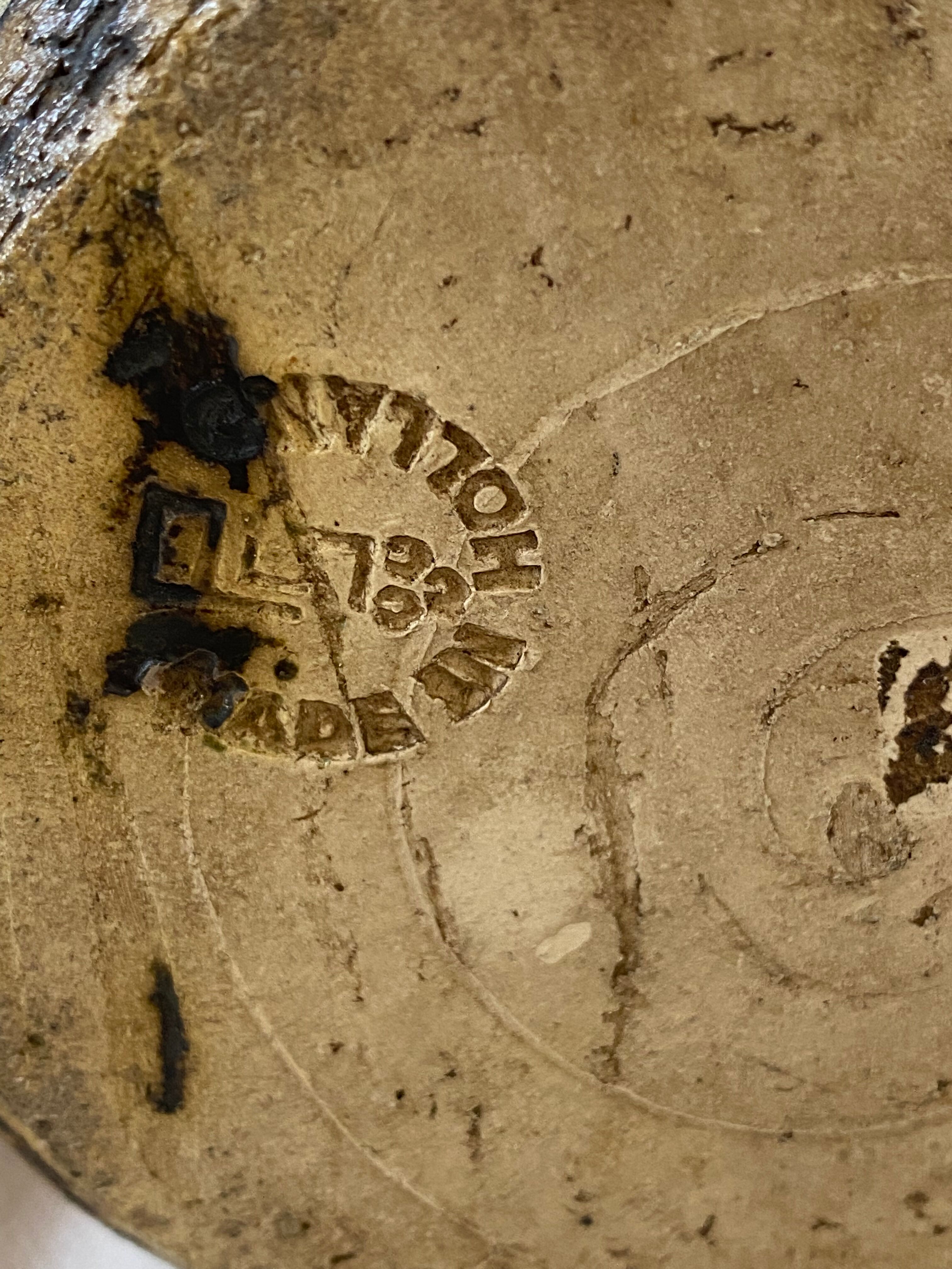 Old ceramic vase 1960 Scandinavian Holland design Pieter Groeneveldt