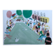 Poster canal saint martin séverine assous illustration