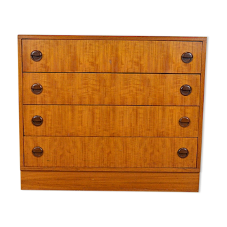 Scandinavian desk in teck 1960