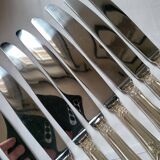 12 soh silver plated table knives