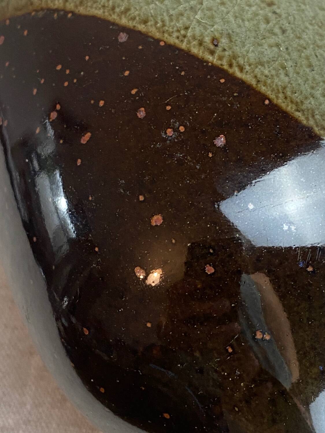 Glazed stoneware vase signed Charles Hair